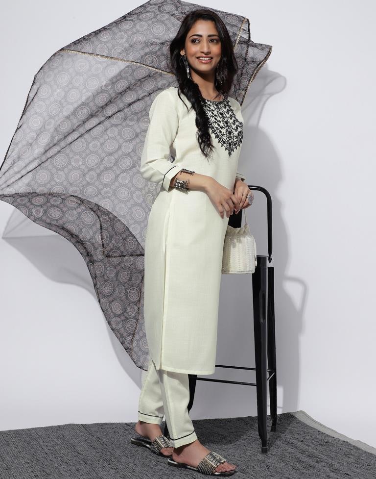 Buy Blue Kurta Suit Sets for Women by Jaipur Kurti Online | Ajio.com